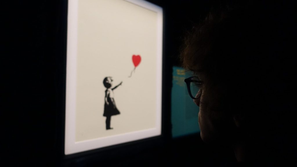 banksy girl with a balloon
